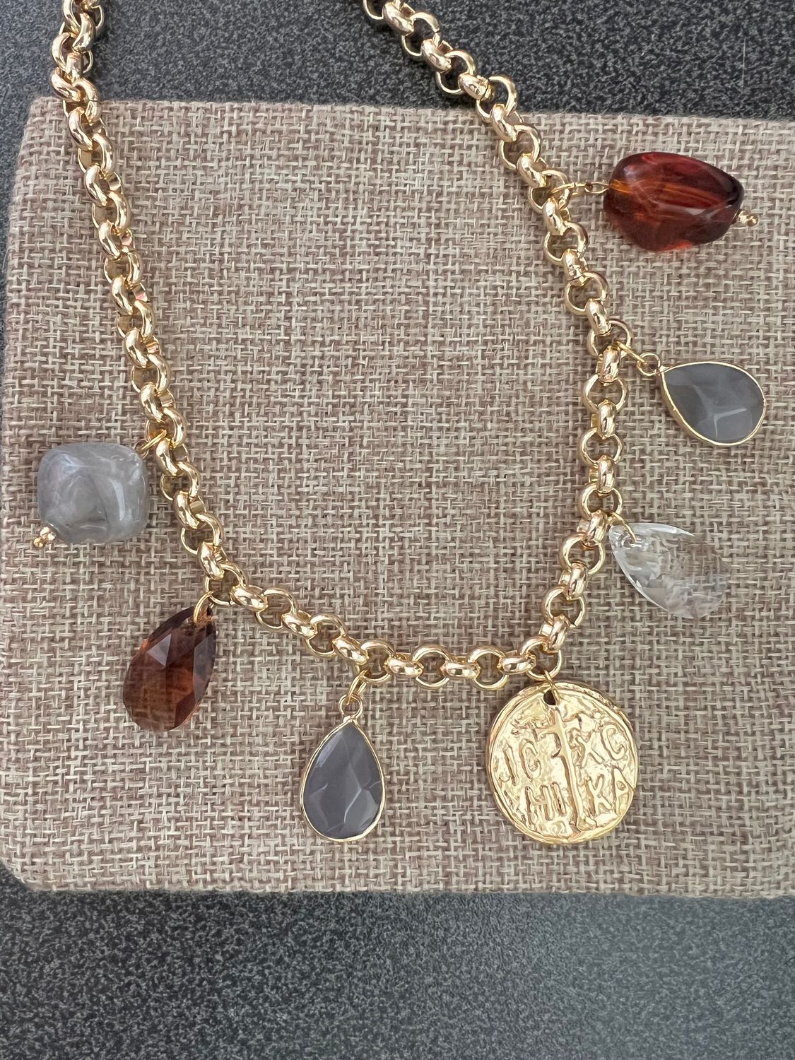 Collier Hope gris