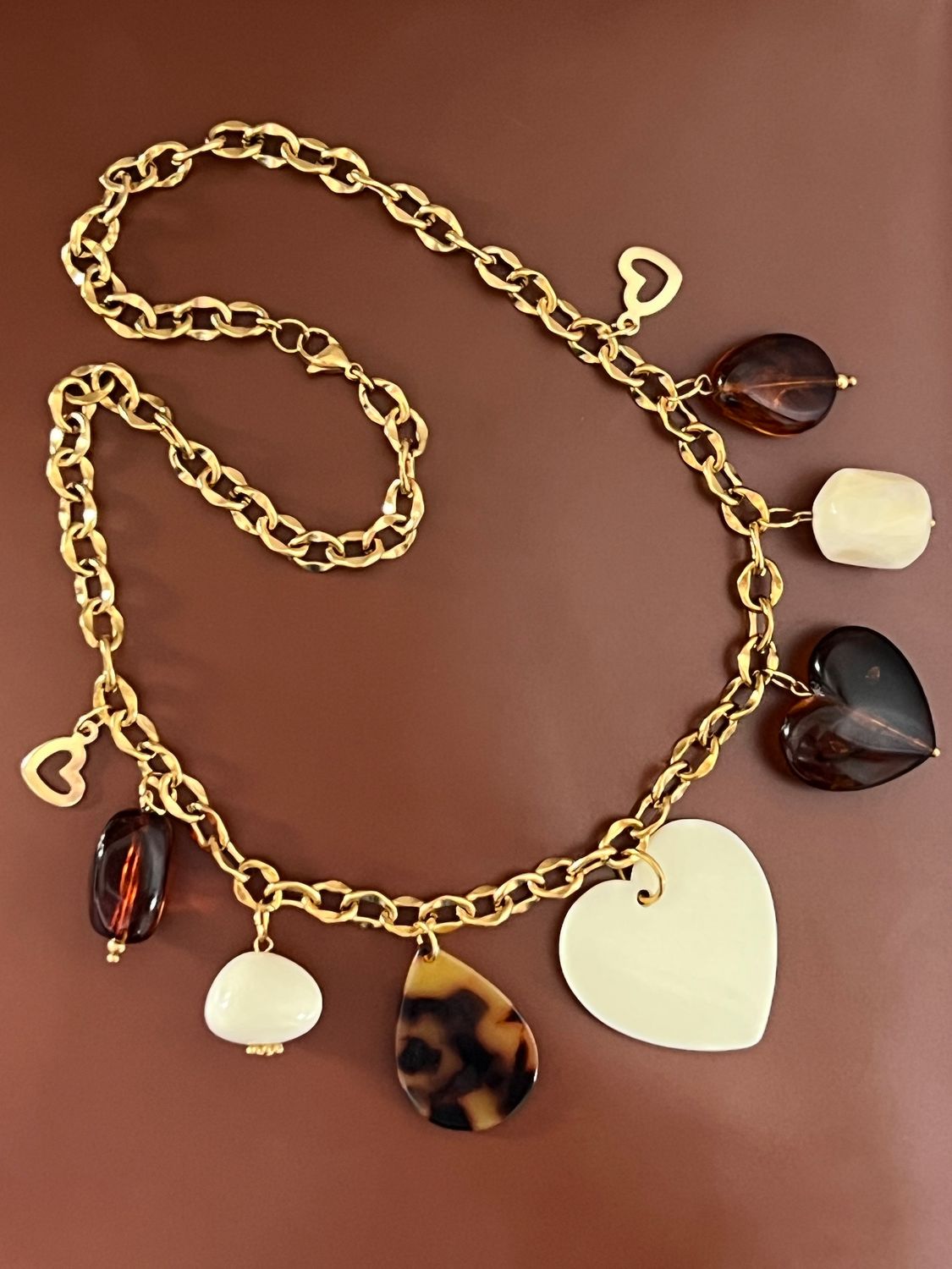 Collier New York ivoire