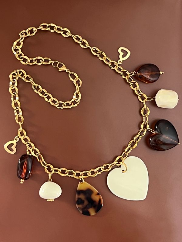 Collier New York ivoire