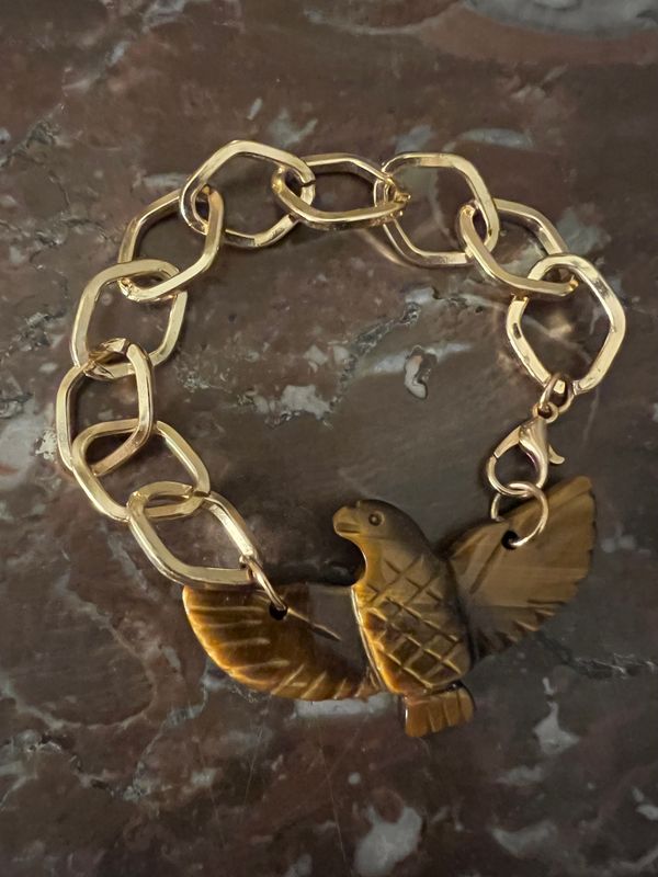 Bracelet Águila Œil de tigre
