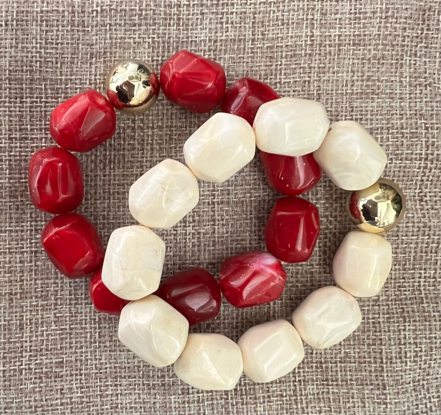 Bracelet Paris cerise