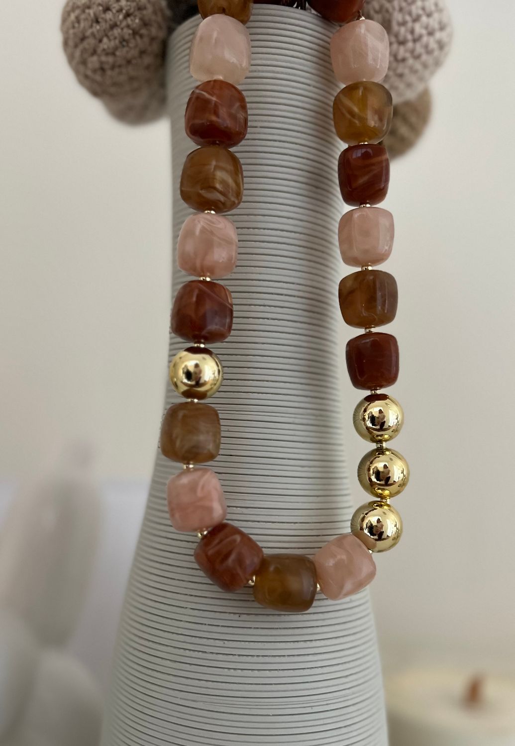 Collier Amalfi trio toffee