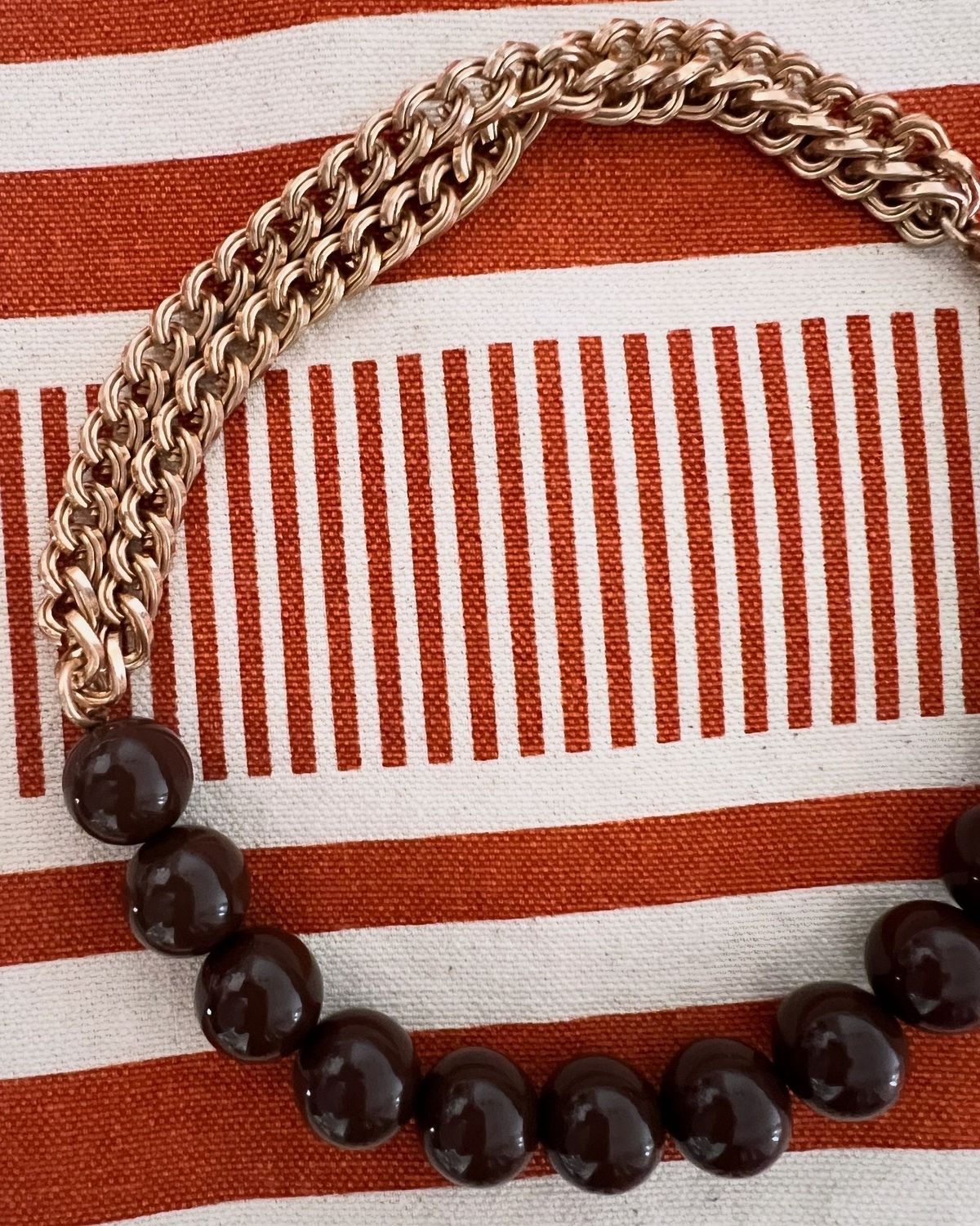 Collier Gabriel choco