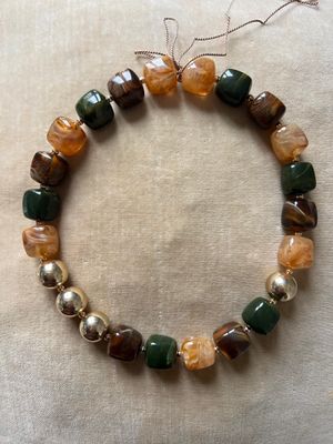 Collier Amalfi trio kaki