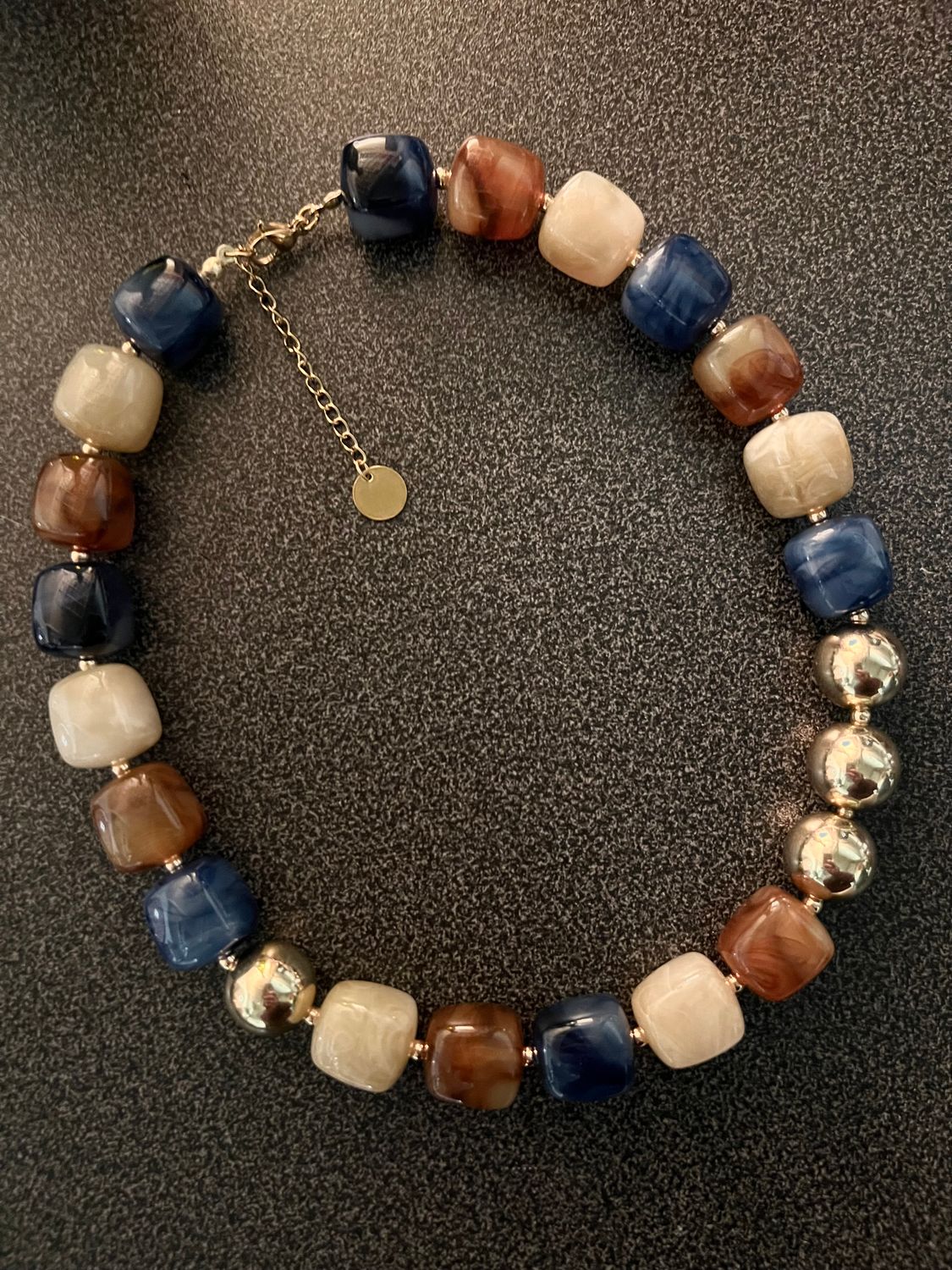 Collier Amalfi trio denim