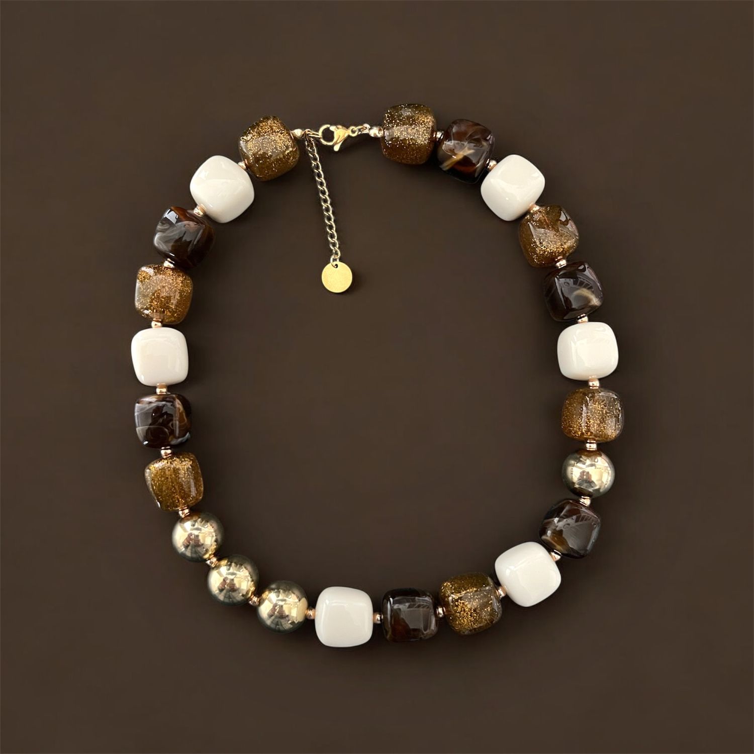 Collier Amalfi trio glitter