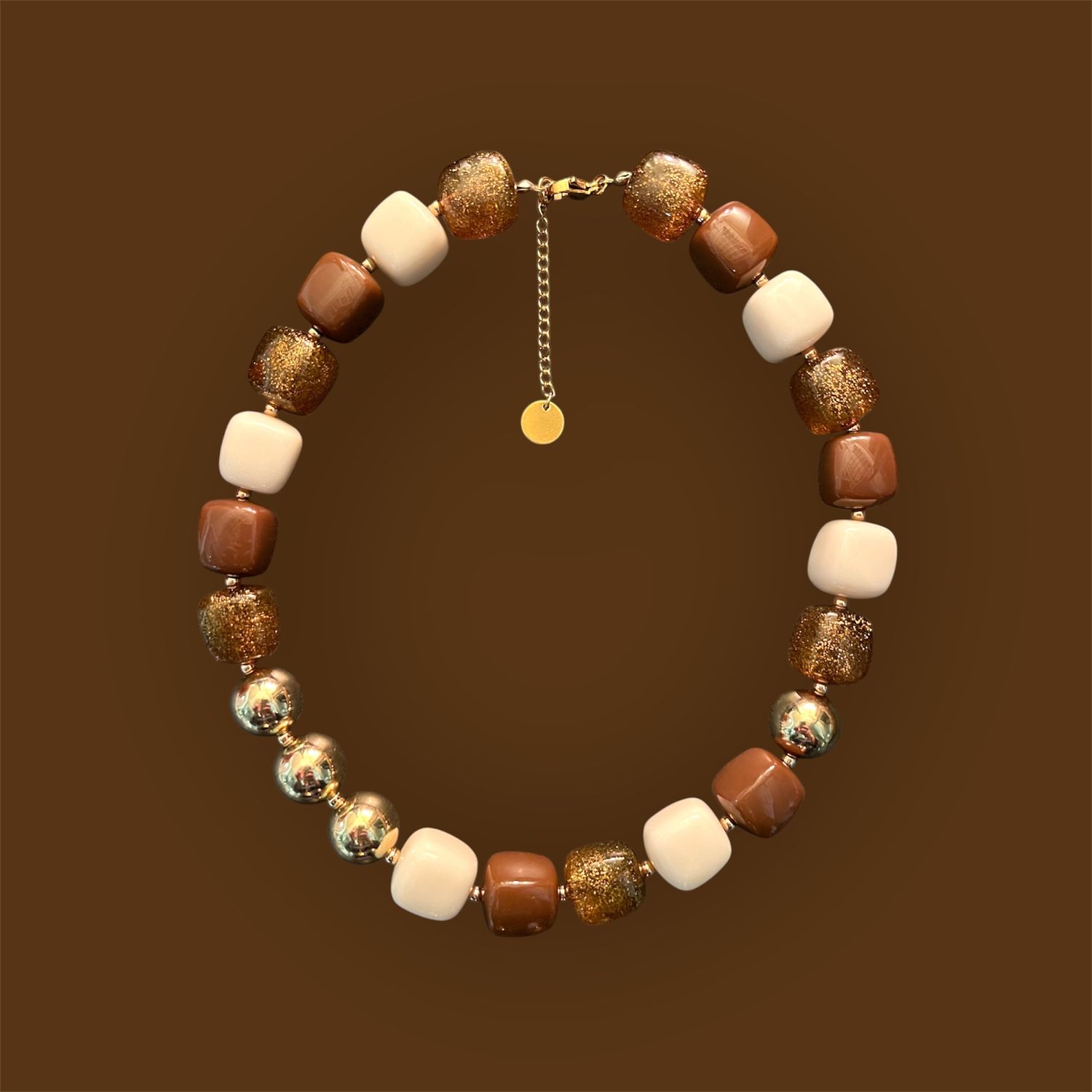 Collier Amalfi trio glitter