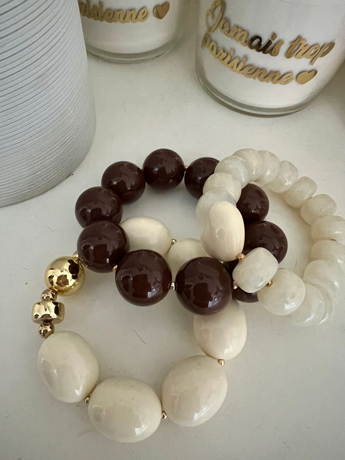 Bracelet London ecru