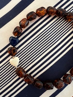 Collier Paris &amp; coeurs