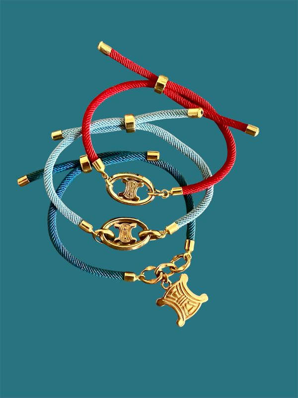 Bracelet upcyclé Céline ovale