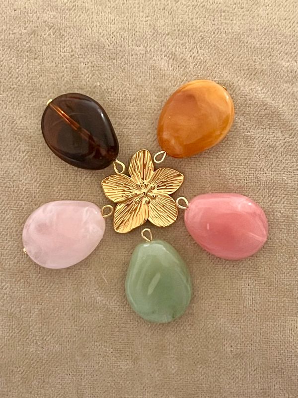 Boucles d’oreilles Fleur