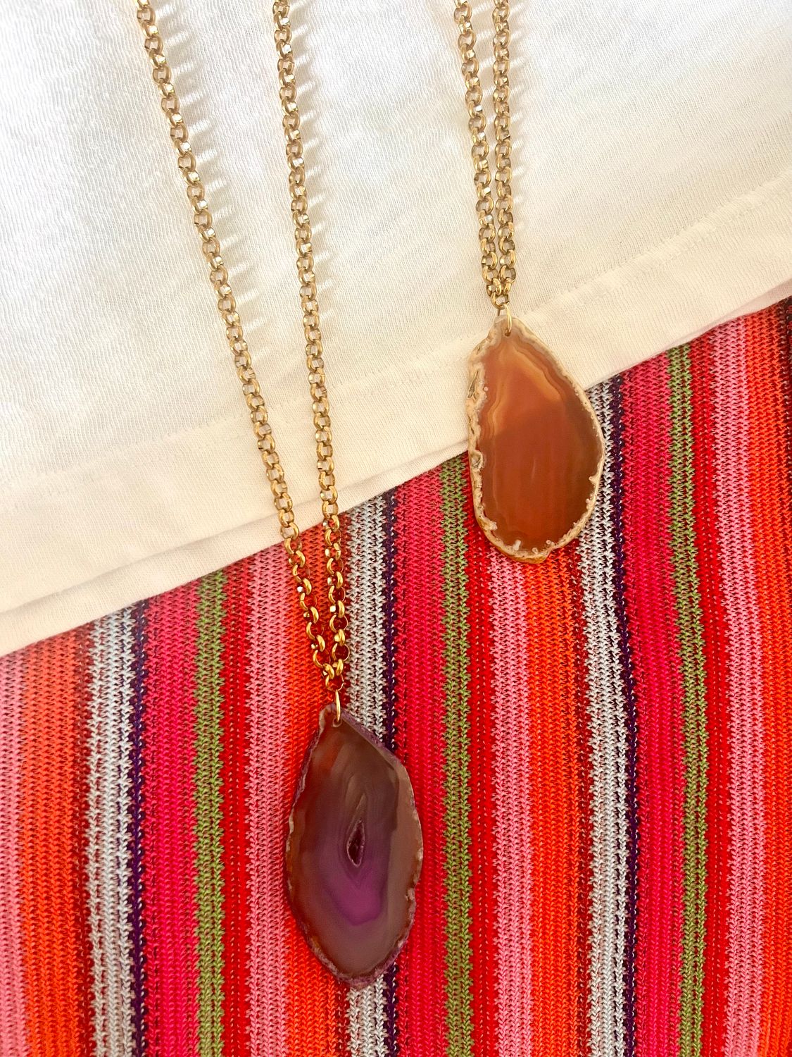 Sautoir Agate