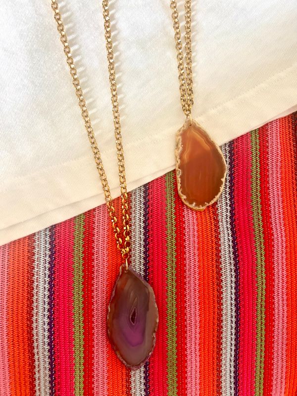 Sautoir Agate