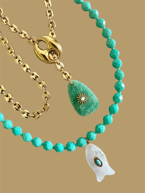 Collier Alma Amazonite