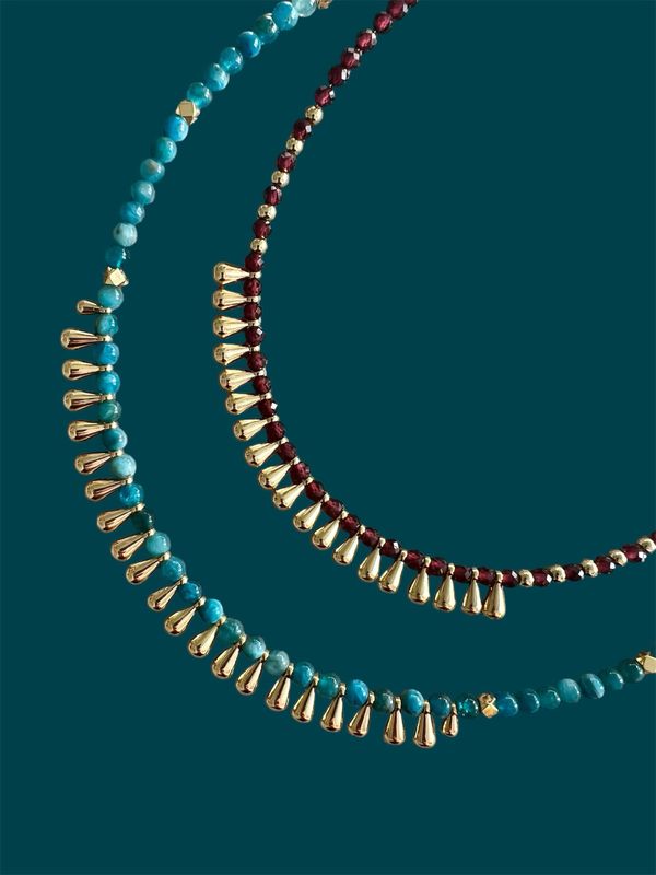 Collier Bohemian pampilles