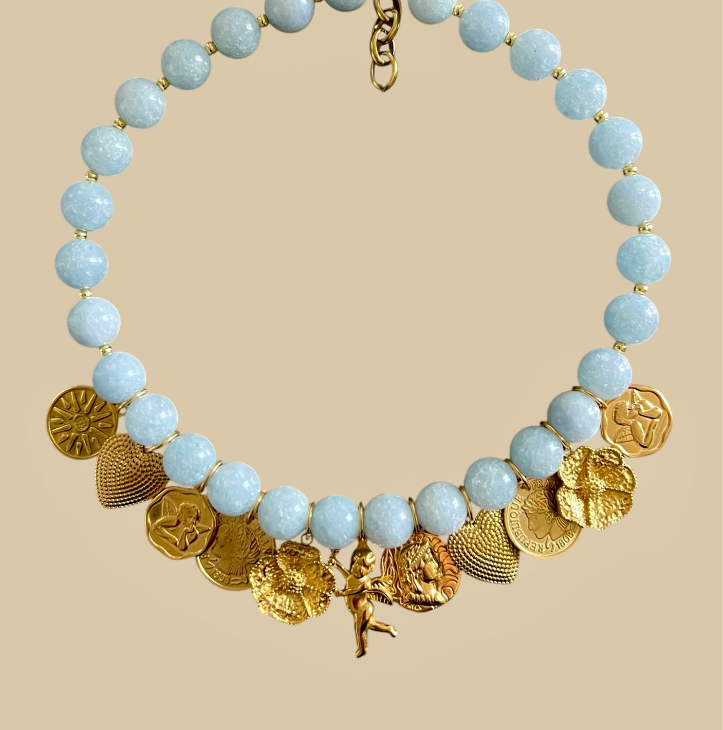 Collier Océane &amp; breloques