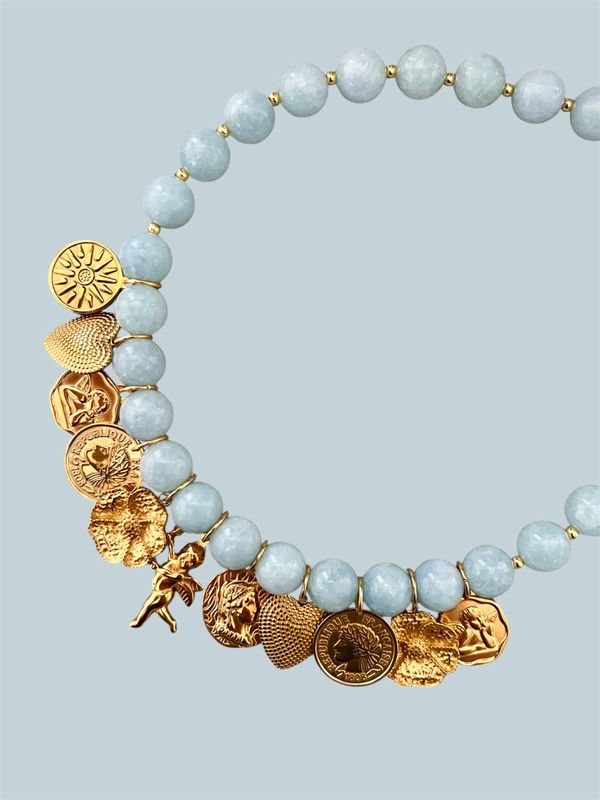 Collier Océane &amp; breloques