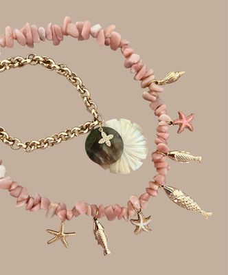 Collier Rose des sables