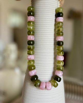 Collier Morgane kaki