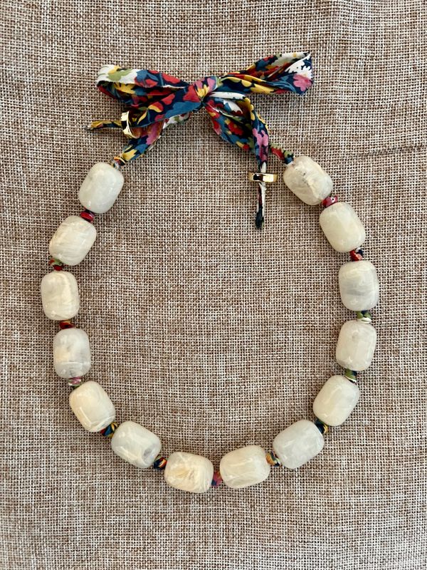 Collier Gaby crème Liberty