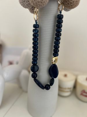 Collier Loulou bleu nuit
