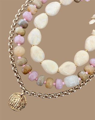Collier Morgane pastel