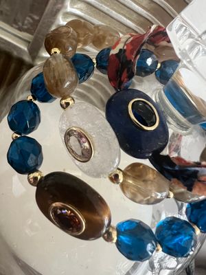 Bracelet Augustin quartz blanc