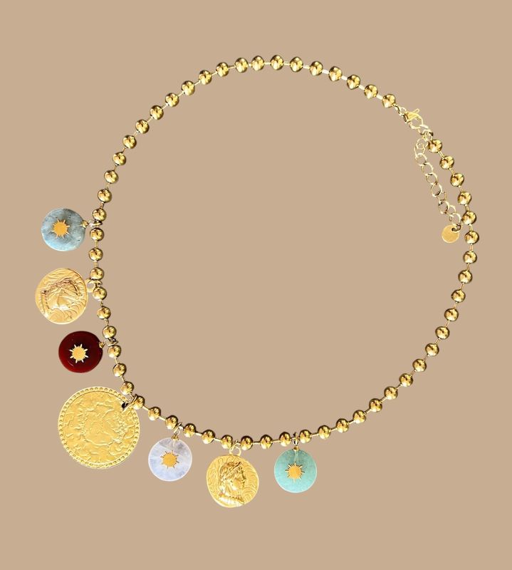 Collier Nina médaillon