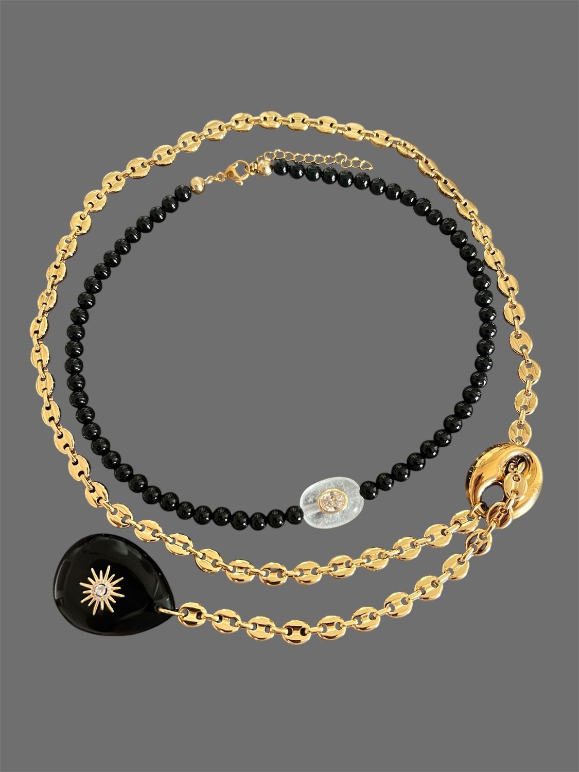 Collier Lucien Onyx