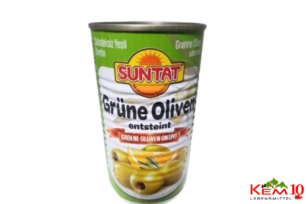 SUNTAT  Grüne Oliven entsteint