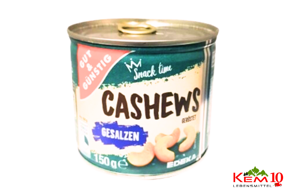 Cashews Gesalzen Geröstet