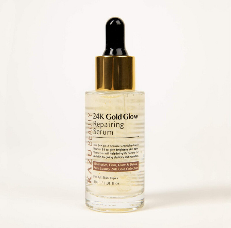 KAZU 24K Gold Glow Repairing Serum 30ml ( From Korea )