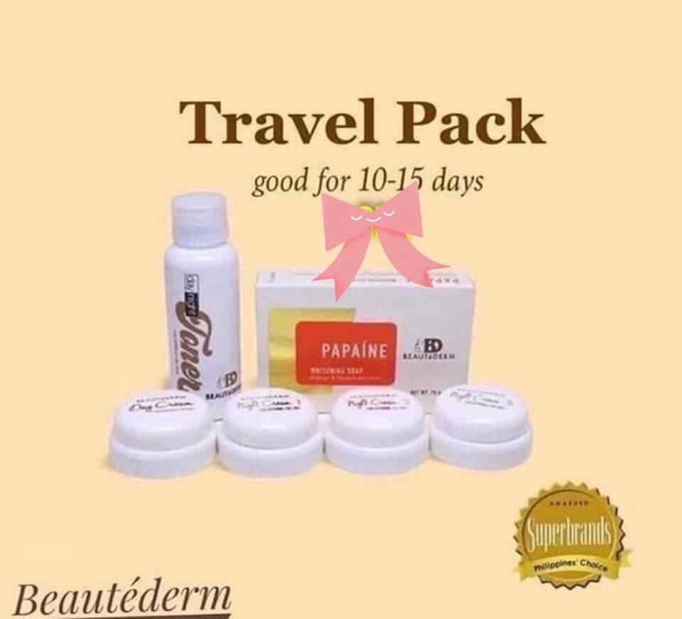 Beautederm Travel set (Freebie- Beautederm Pouch)