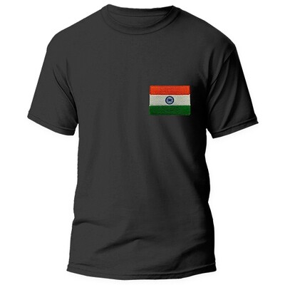 Iron-On Embroidered Indian National Flag Patch