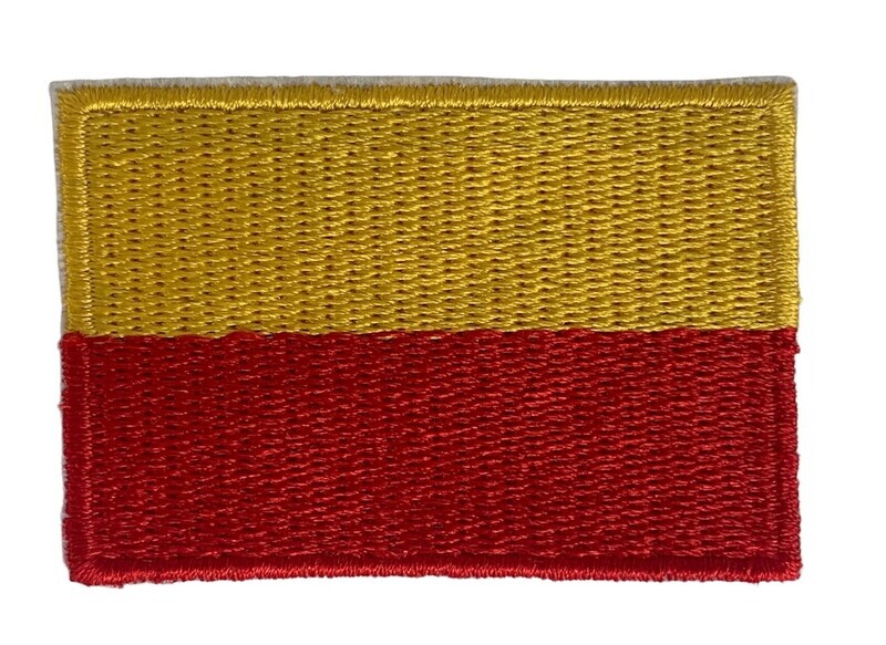 Embroidered Karnataka Flag Premium Patch (Pack of 3 Pcs)