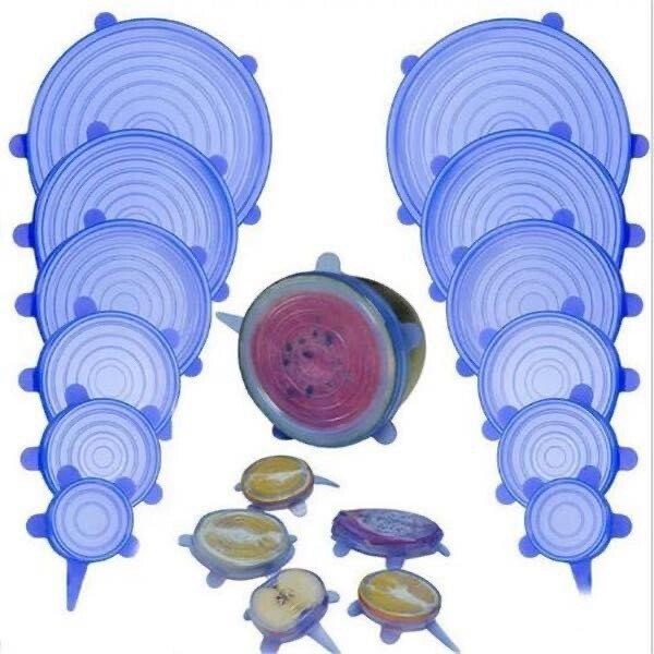 6 Piece Silicone Stretchable Cover