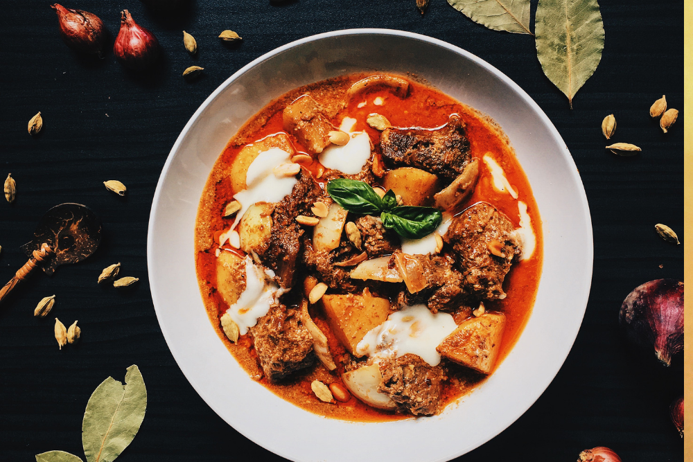 Nr.65 Rindfleisch in rotem Thai-Curry