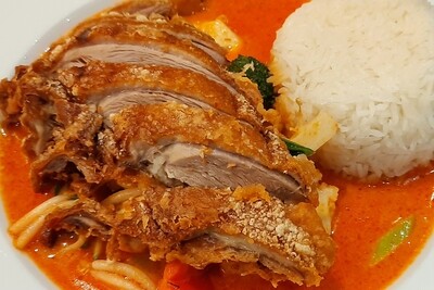 Nr.55 Ente in rotem Thai-Curry