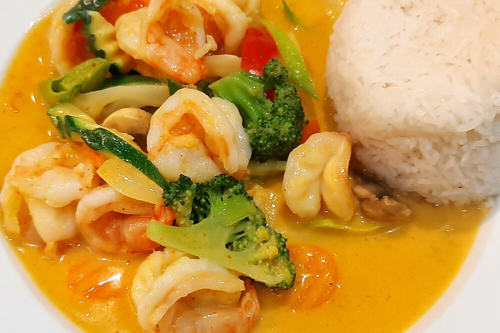 Nr.94 Garnelen in Curry-Soße