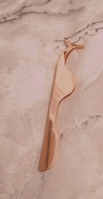 Rose gold eyelash applicators