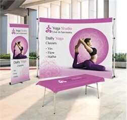 Legend Curved Banner available in 2.85M X 2.25M & Bag Component