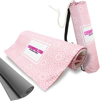 Yoga Mat Towel with Carry Bag + FC print