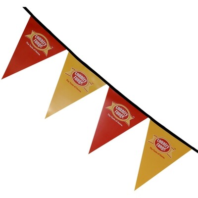 Triange Bunting (4 per metre) with full colour