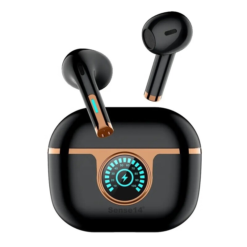 Sense14 J1 – Oordopjes Draadloos - ZWART – Oordopjes USB C – Oortjes Bluetooth – Waterproof – Oordopjes Draadloos Sport Bluetooth