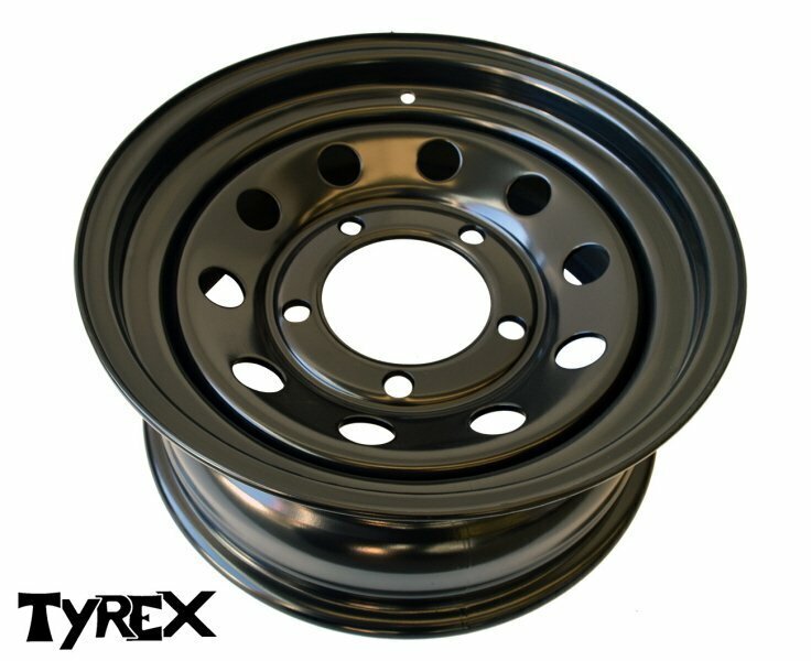 JANTE TYREX 7X16 + 8 MODULAR NOIRE