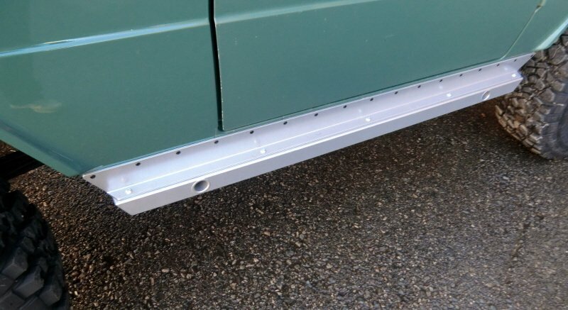 Paire de rock sliders carré 80X50 MERCEDES G