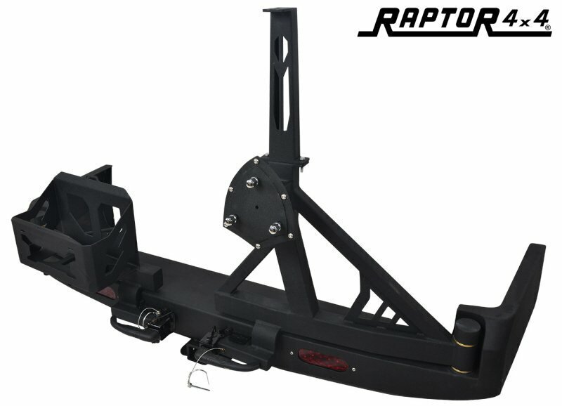 Pare-chocs arrière avec support de roue et jerrycan PATROL GR Y61
