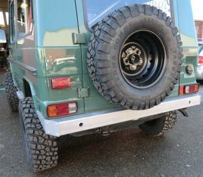 Pare-chocs arrière carré Mercedes G