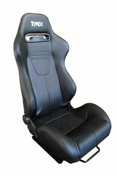 Siège TYREX sport confort en cuir noir