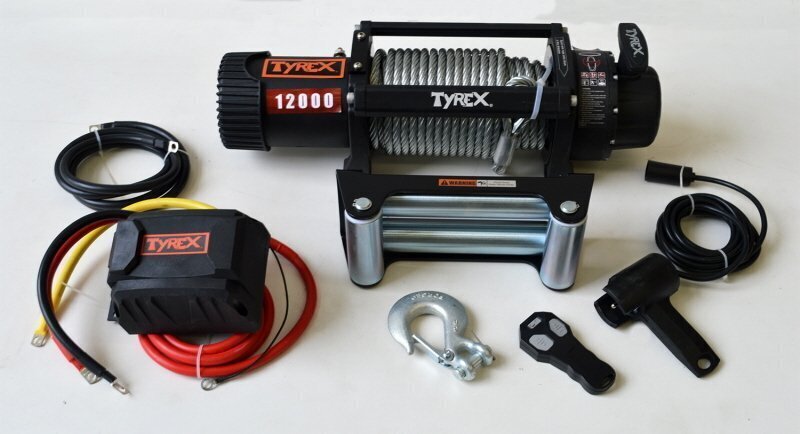 treuil Tyrex 12000lb cable acier